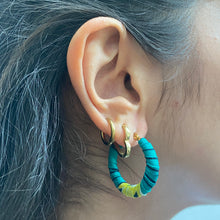 Cargar imagen en el visor de la galería, Yellow Gitega hoops