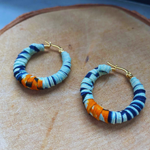 Load image into Gallery viewer, Orange Bujumbura hoops