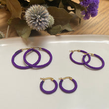 Cargar imagen en el visor de la galería, Medium Purple Hanoi hoops