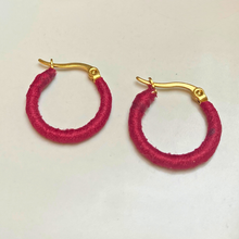 Load image into Gallery viewer, Small Red Hanoi hoops