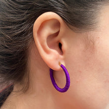 Cargar imagen en el visor de la galería, Medium Purple Hanoi hoops