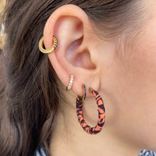 Load image into Gallery viewer, Orange Lekki hoops