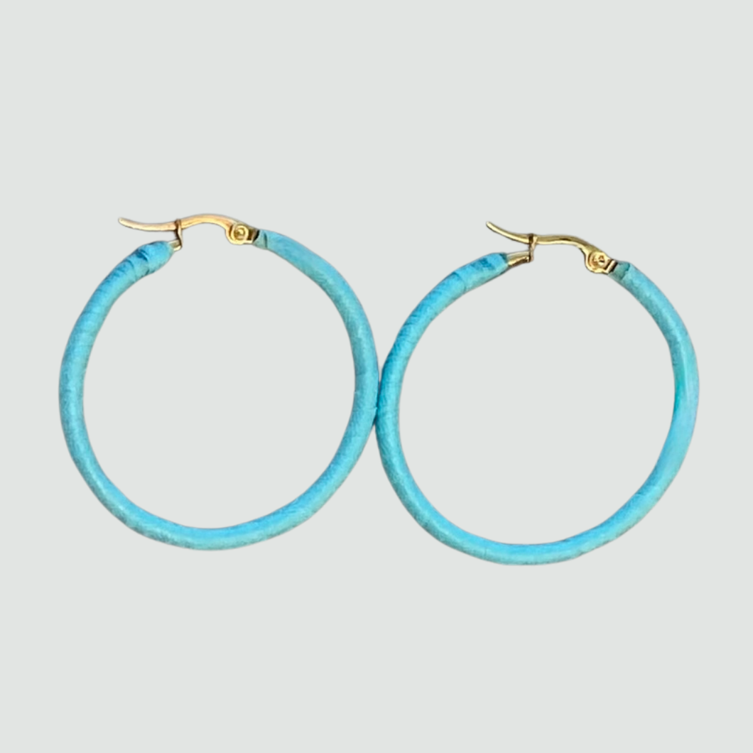 Large Blue Hanoi hoops