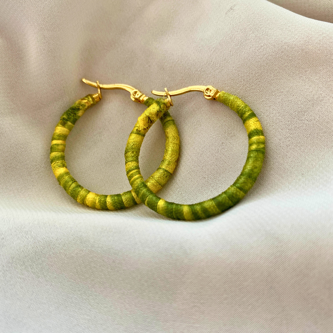 Medium Olive Saigon hoops