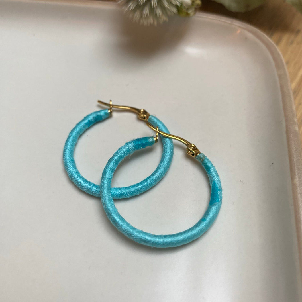 Blue Hanoi hoops- Medium size (1 available)