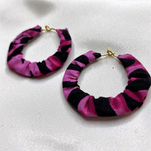 Load image into Gallery viewer, Abuja ruffle hoops
